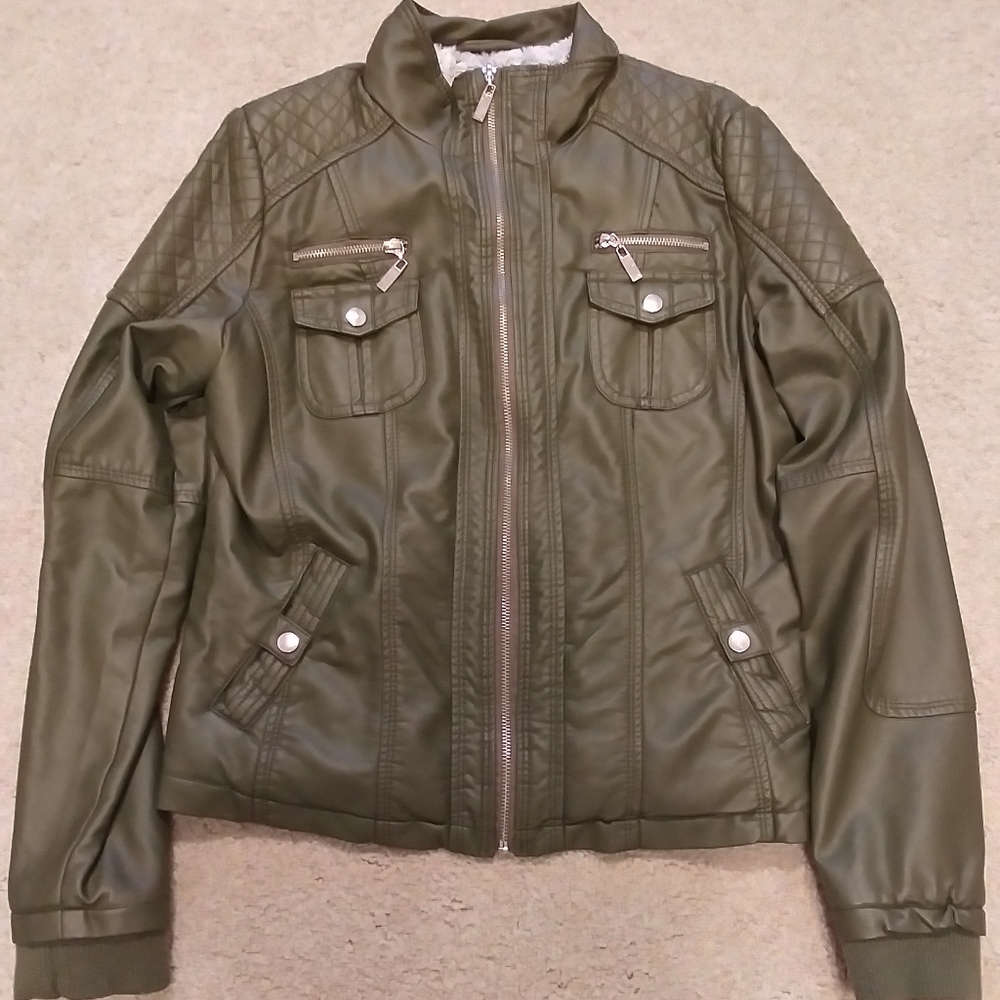 YMI Faux leather jacket medium